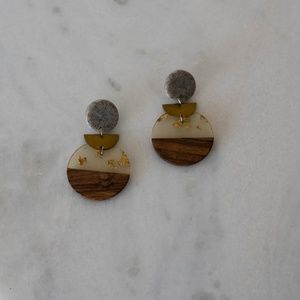The Molly Earrings by PaperClayCo on Etsy